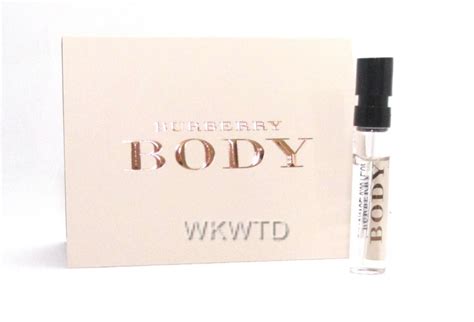 burberry body edp|free burberry body perfume samples.